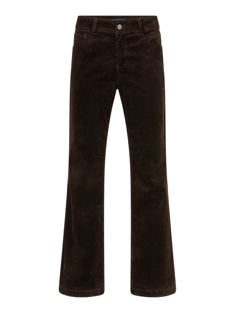 Red Button, Pantalon Bibette velours espresso
