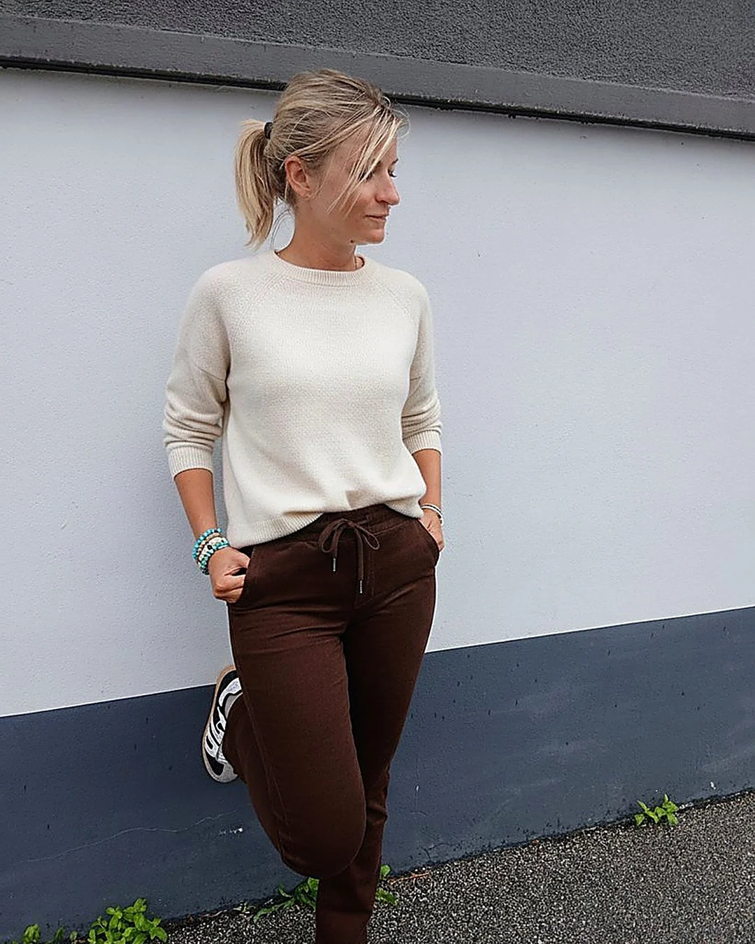 Laurie en pantalon Stella velours, Red Button