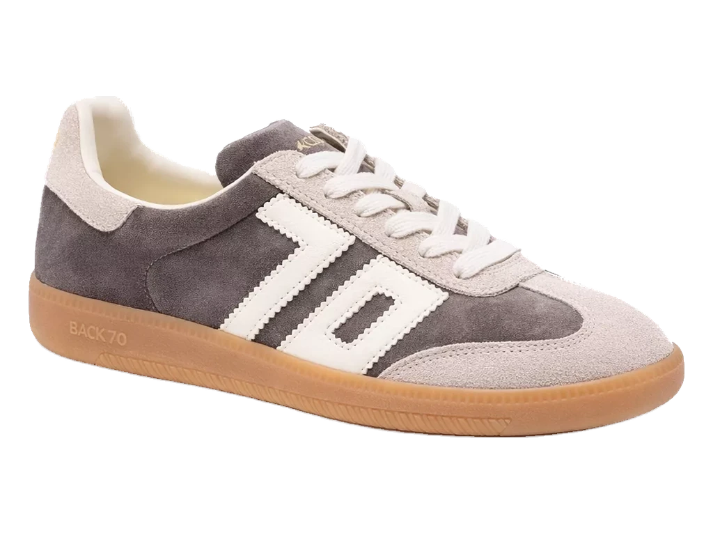 Basket Back 70 Cloud, daim taupe et beige, grand 70 crème